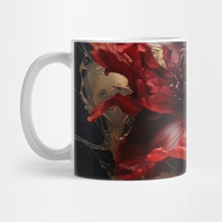 Luxury Glamorous Flower Fluid Abstract Mug